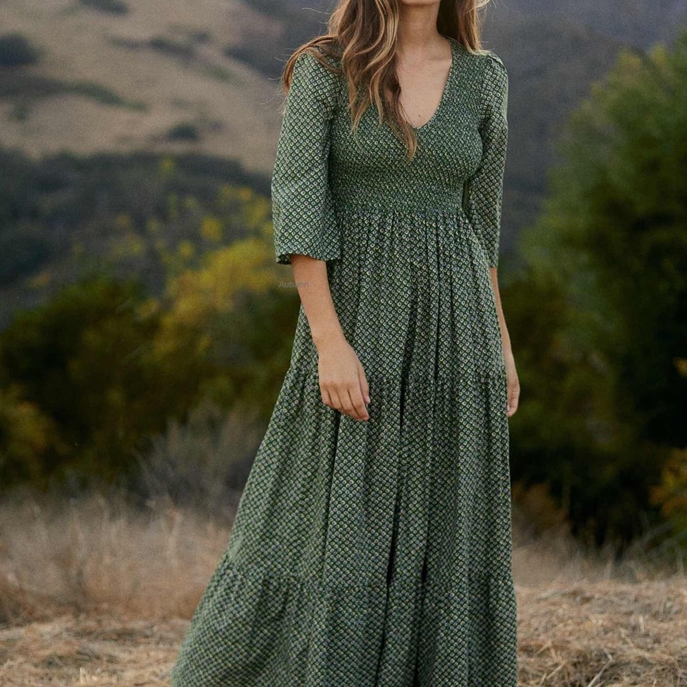 Christy Dawn Basil Dress
